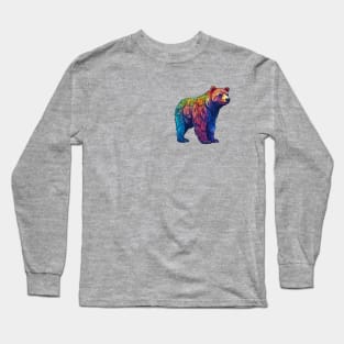 Rainbow Bear LGBTQ Pride Long Sleeve T-Shirt